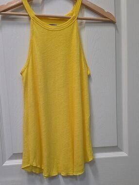Abercrombie & Fitch Sunny Yellow High-Neck Tank, Sz. XS
